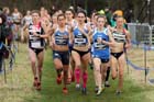 Fionnuala Britton leads the senior womens BUPA Great Edinburgh Cross country.